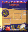 Copertina libro Grafica Pubblicitaria Digitale, Arancione e blu